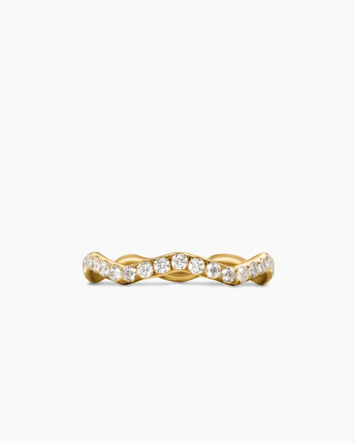 Yellow curvy Ring