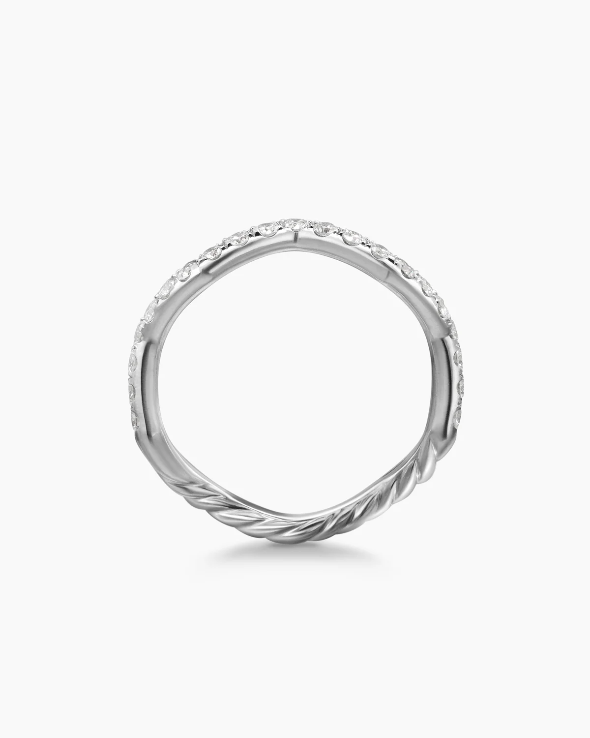 White curvy Ring
