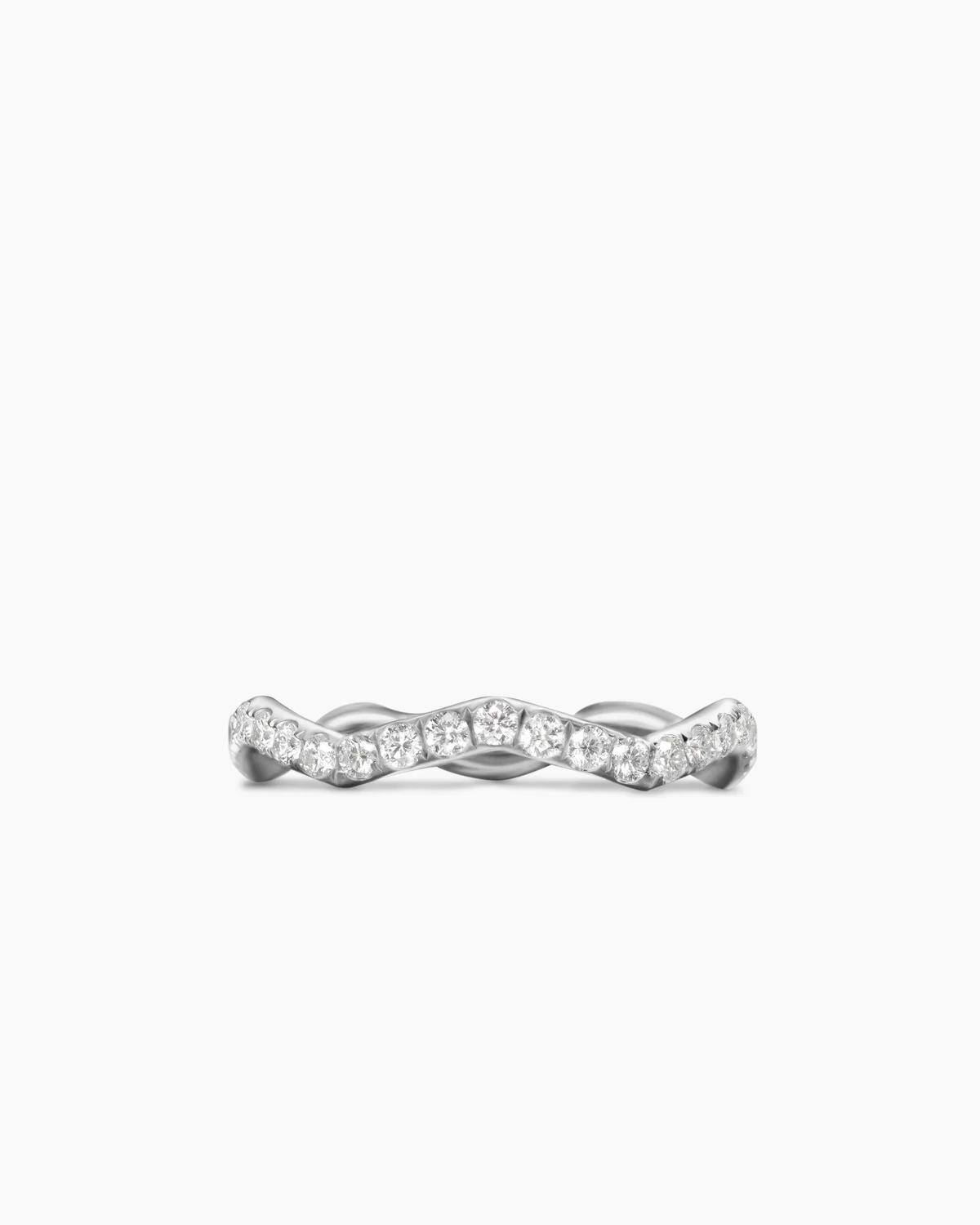 White curvy Ring